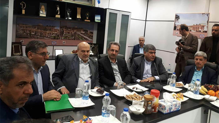پذیرایی لاکچری شهرداری تهران از استاندار + تصویر