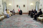عکس/ پوشش متفاوت مهمان خارجی روحانی