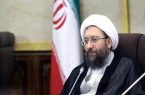 شوخی آیت‌الله آملی لاریجانی با آیت الله جنتی