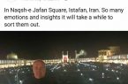 شگفتی سینماگر آمریکایی از میدان نقش جهان اصفهان شگفتی سینماگر آمریکایی از میدان نقش جهان اصفهان