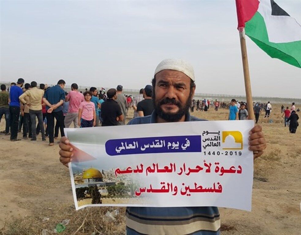 ۱۱ فلسطینی در راهپیمایی روز قدس زخمی شدند
