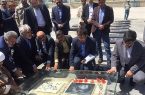 طهرانچی به مقام شهید همت و شهدای دفاع مقدس شهرضا ادای احترام کرد