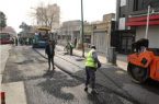 اجراي بيش از 22 هزار مترمربع آسفالت در معابر مرکزي شهر تهران