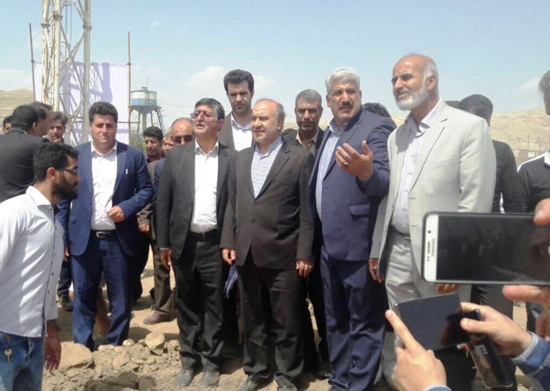 بازدید وزیر ورزش از اماکن ورزشی شهر سیلزده پلدختر
