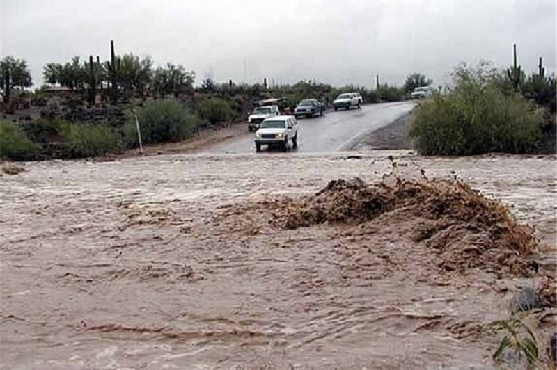 سیل برخی راه های روستایی بجنورد را بست