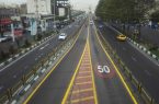 خط‌کشی محوری خطوط سامانه اتوبوس‌های تندرو در منطقه ۹
