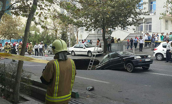 خطر فرونشست زمین در برخی نقاط تهران و البرز