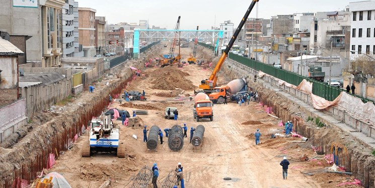 تونل زیرزمینی ریلی مناطق ۱۷ و ۱۸ تهران یکی از پرمعارضترین پروژههای ریلی