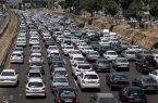 ترافیک سنگین در جاده های شمالی تهران