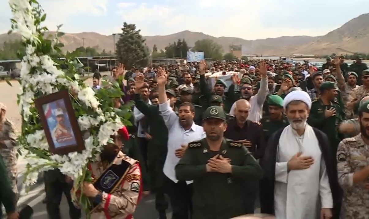 پیکر مطهر شهید نقیبی تشییع شد