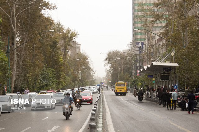 افزایش سرعت وزش باد و آلایندهها در هوای تهران