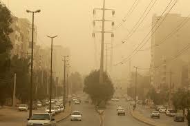 گرد و خاک و گرما در راه خوزستان