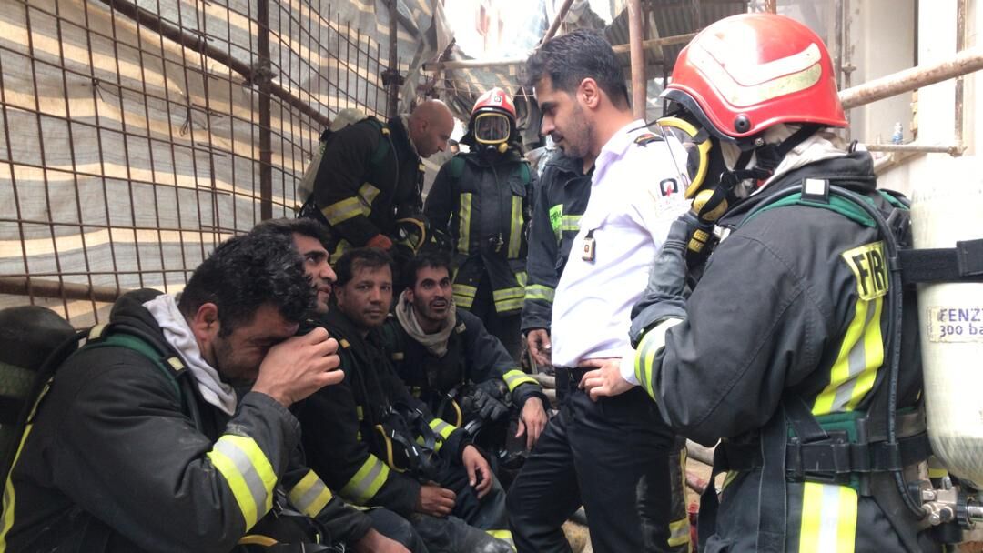 آتش سوزی در هتل آسمان شیراز ۸ مصدوم بر جای گذاشت