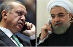 روحانی و اردوغان بر توسعه همکاری‌ها تاکید کردند