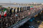 وداع باشکوه خوزستانی‌ها با شهید حاج قاسم و هم‌رزمانش
