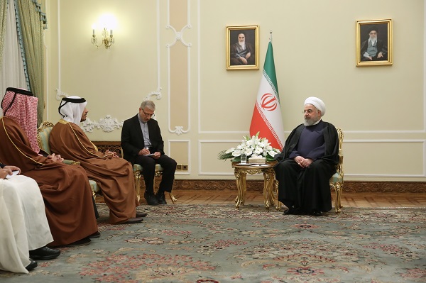 هشدارهای ضد آمریکایی روحانی در گفتگو با سران قطر و ترکیه