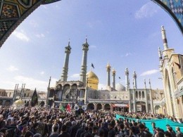 آغاز تشییع پیکر پاک شهدای مقاومت در قم از حرم تا جمکران