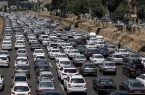 ترافیک سنگین در محور چالوس