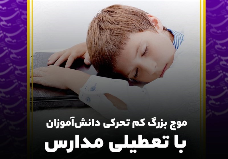 فیلم| موج بزرگ کم‌تحرکی دانش‌آموزان را تهدید می‌کند