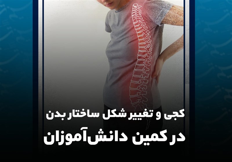 فیلم| انحراف و تغییر شکل ساختار بدن در کمین دانشآموزان
