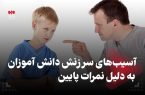 آسیب های سرزنش دانش آموزان به دلیل نمرات پایین
