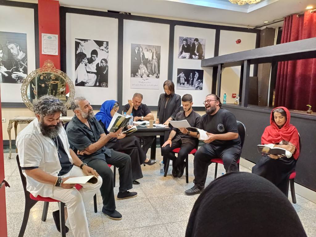 خوانش «مجلس ضربت‌زدن» بیضایی در سنگلج