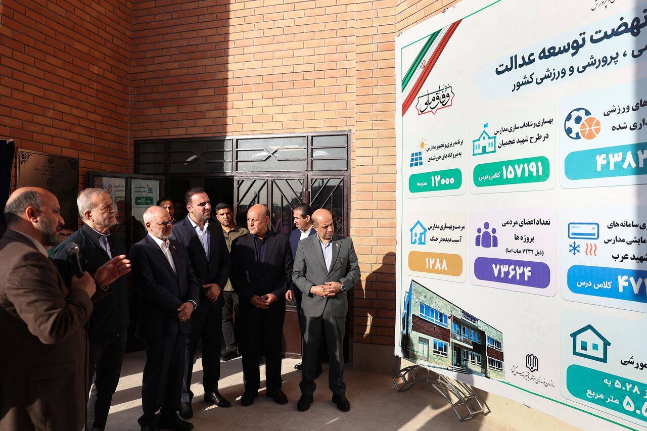 ۳۸۵۱ طرح آموزشی و ورزشی کشور به بهرهبرداری رسید